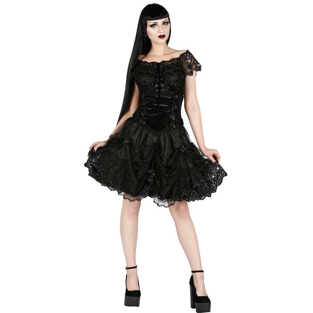 Sinister - 991 Kurzes Kleid - Schwarz